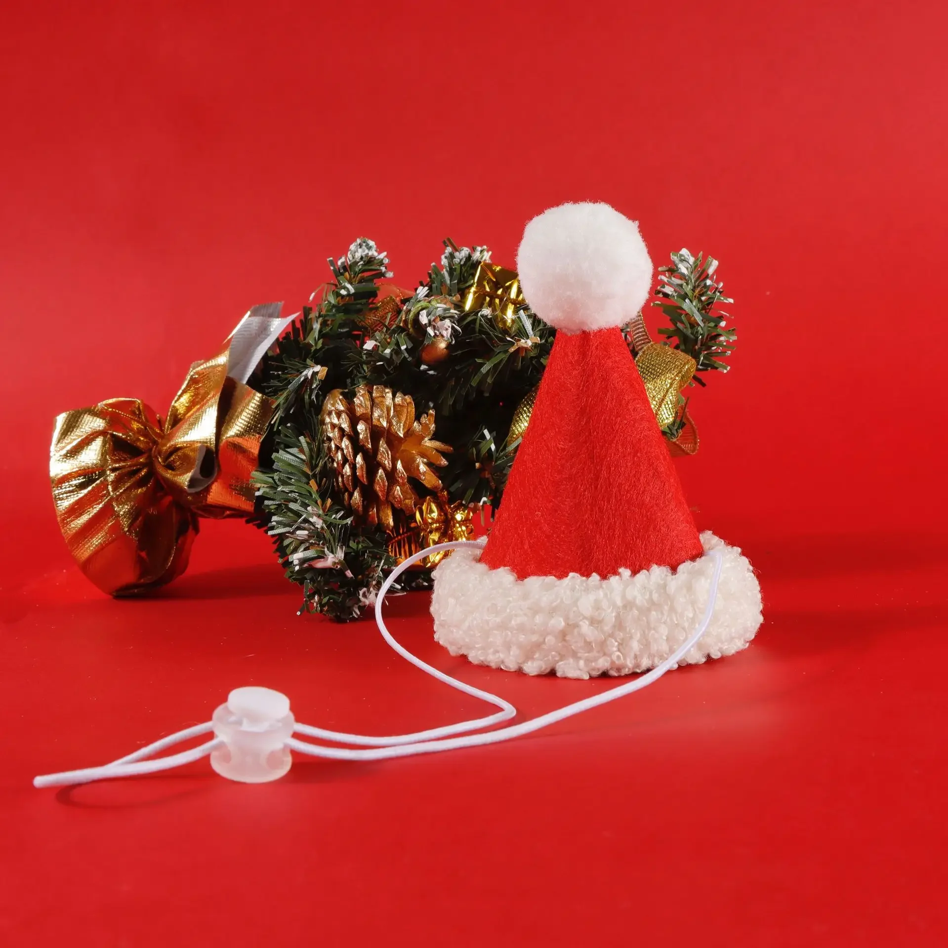 Vestido de Navidad para mascotas, bufanda de gato, suministros de Navidad, sombrero, decoraciones para perros, lindo conjunto de bufanda, pajarita para perros, suministros para mascotas - imagen 3