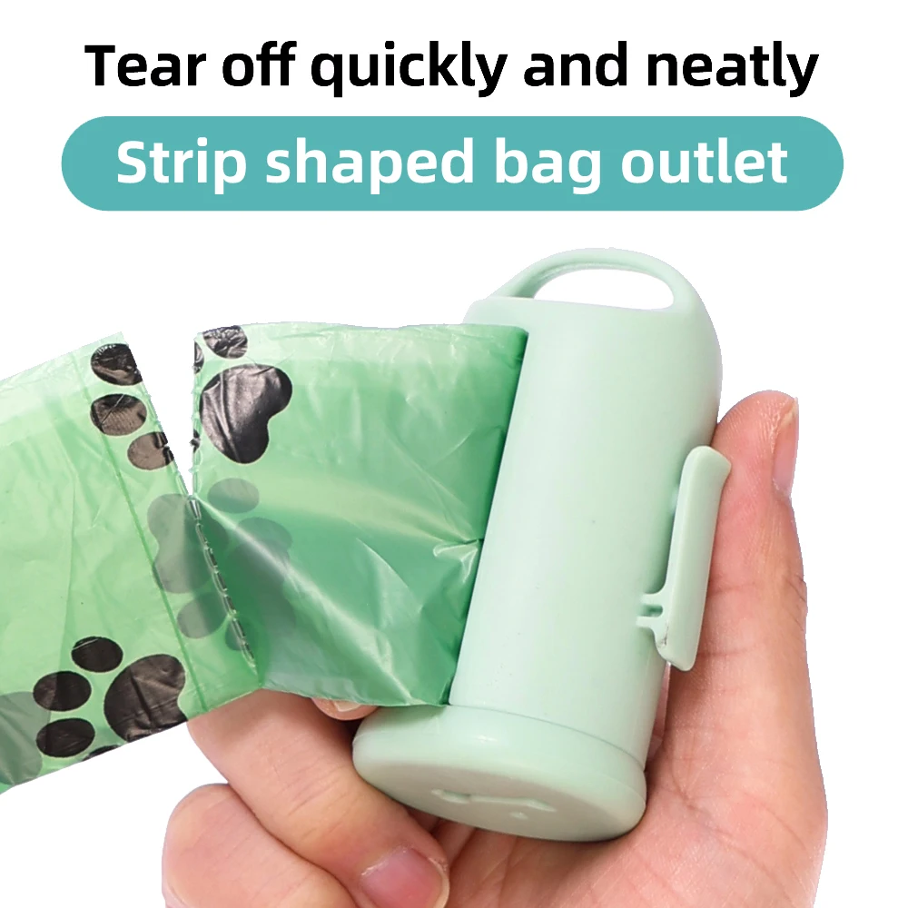 Soporte portátil para bolsa de caca de perro para perros pequeños y grandes, dispensador de bolsas para gatos al aire libre, caja de almacenamiento, suministros de limpieza para mascotas Chihuahua - imagen 3
