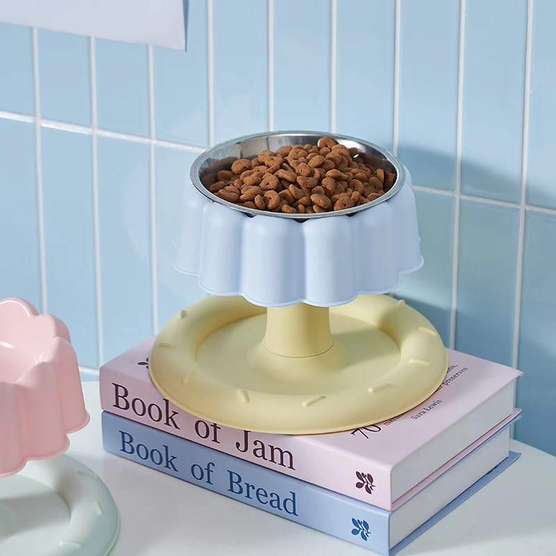 Cuenco elevado para proteger la columna Cervical, se puede golpear, extraíble, fácil de limpiar, artículo esencial para mascotas, 1 ud. - imagen 5