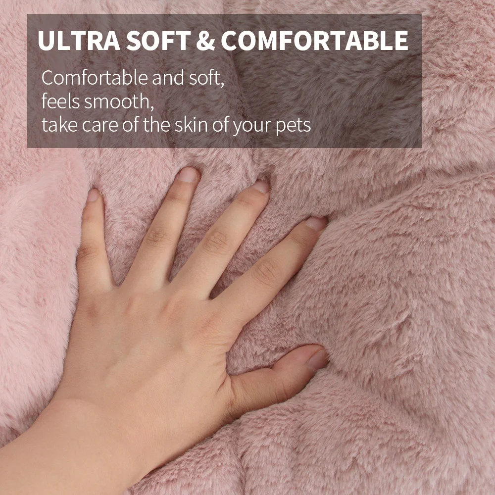 Estera gruesa para dormir para perros, colchón cálido para cama para mascotas, manta para sofá para cachorros y gatos, perrera lavable para perros pequeños y grandes - imagen 3