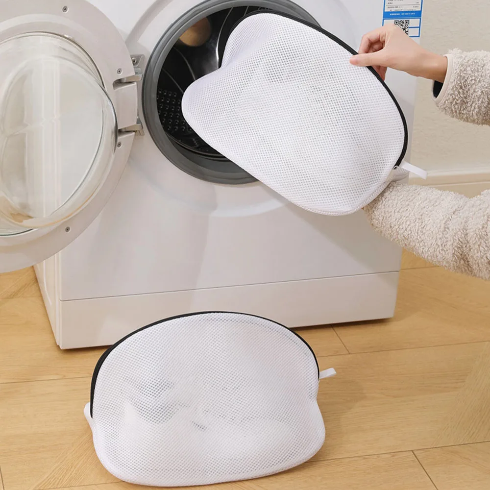 Bolsa para lavado de zapatos y lavandería: bolsa protectora de malla para zapatos, ideal para máquina: lavado, mantiene la limpieza de zapatos e intacta - imagen 5