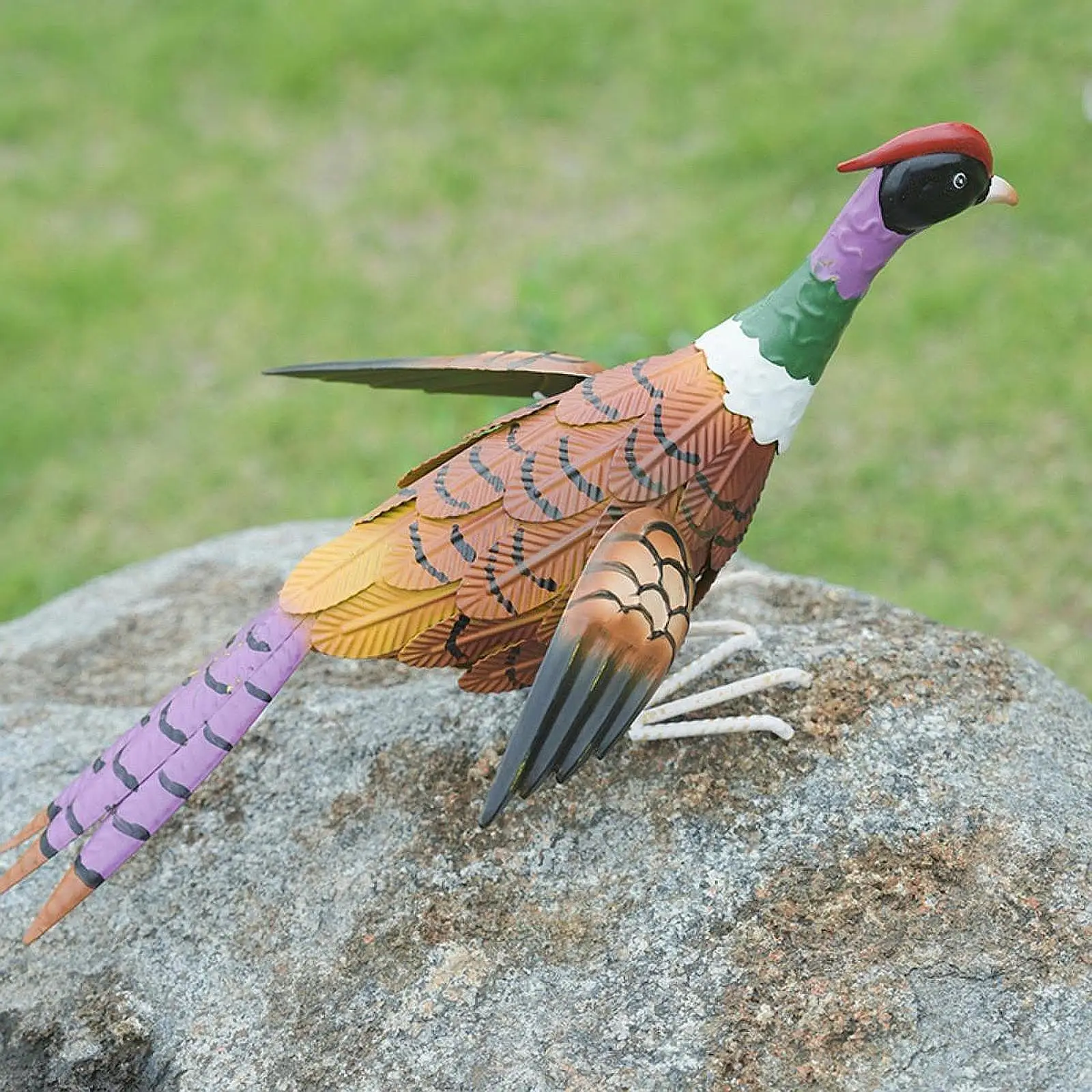 Sculpture Garden Statue,Decorative Yard Art Weather Resistant,Lawn Ornament Animal Figurine for Lawn Yard Garden