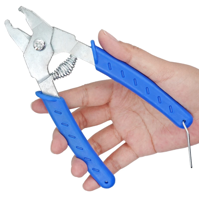 Abrazadera de instalación para jaula de pájaros y pollos, Alicates de anillo de cerdo y clavos M, accesorios para hámster y conejo, herramienta de alicates, productos para mascotas, 600 piezas - imagen 3