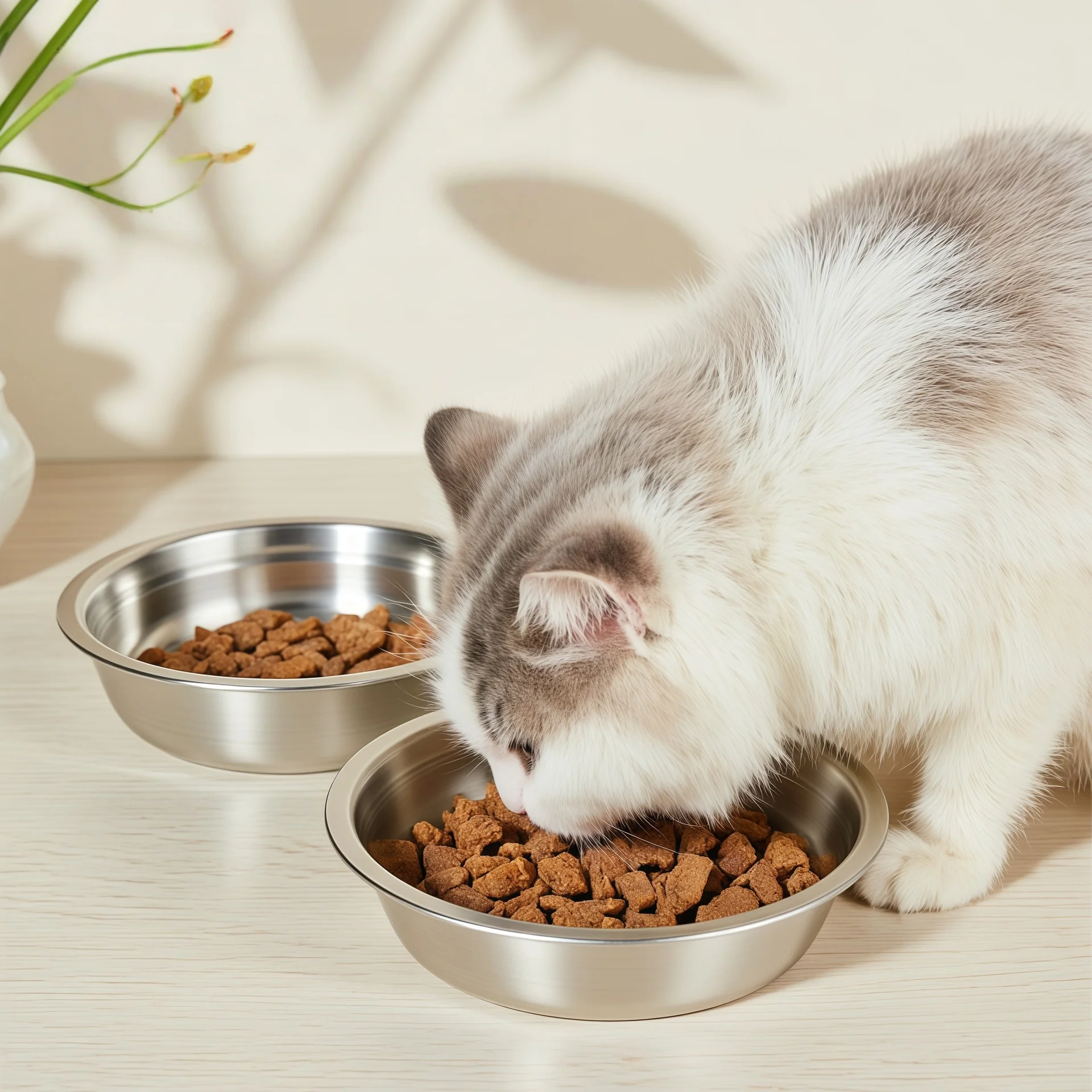 Tazón acero inoxidable para perro y gato – antideslizante duradero - imagen 5