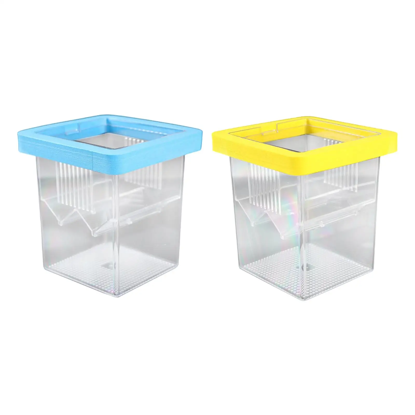 Caja de cría para pecera, caja de cría de peces, mini estuche de aislamiento para freír pescado, tanque de cría flotante, caja para incubar, - imagen 3