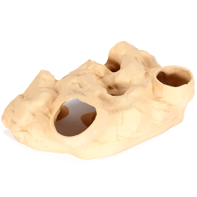 Pecera cueva subterránea para peces, camarones, refugio para reptiles, casas ocultas, paisajismo, impresión 3D, adornos de paisajismo Aqaurium - imagen 3