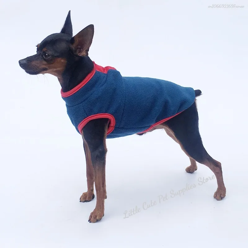 Ropa de invierno para perros, chaleco cálido de lana suave para cachorros y gatos, chaqueta para perros pequeños Shih Tzu Chihuahua, abrigo de Bulldog Francés, disfraz para mascotas
