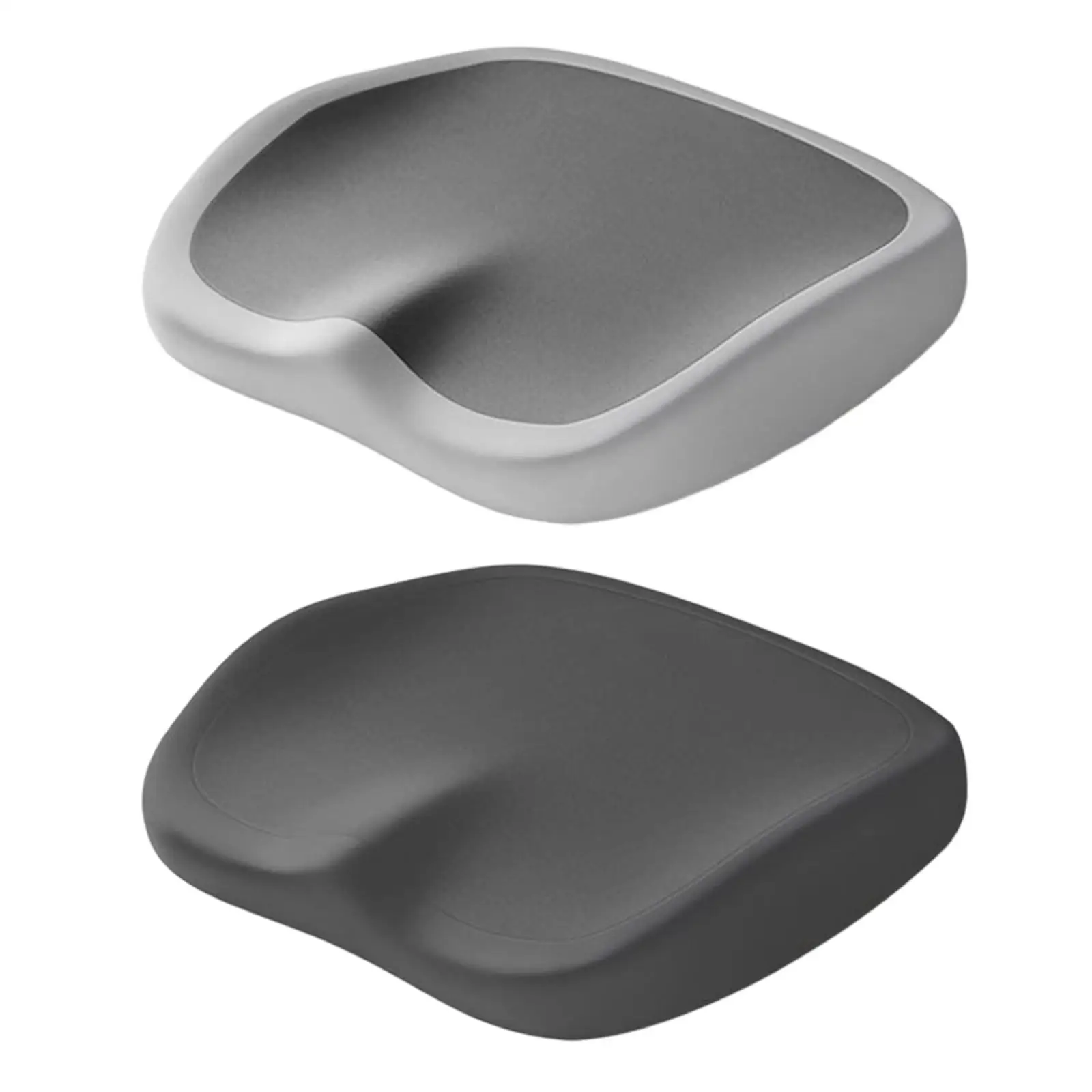 Cojín para asiento de silla de oficina, almohadilla ortopédica para glúteos de espuma viscoelástica con parte inferior antideslizante para comedor, coche y avión