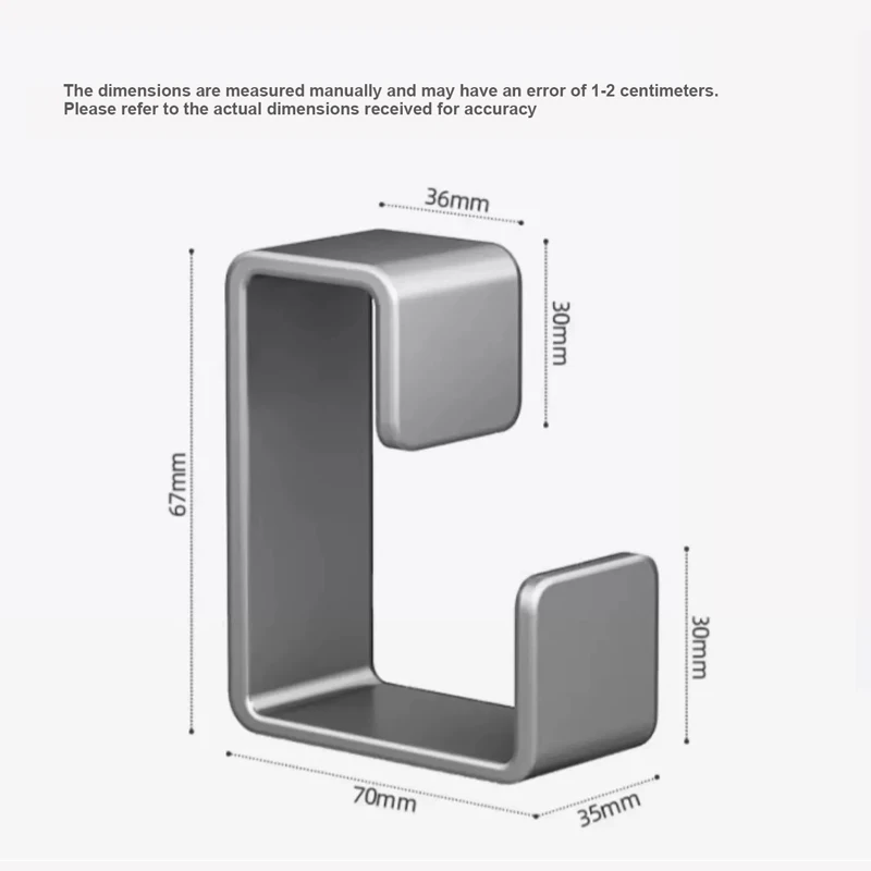 Gancho de lavabo sin perforación, gancho multifuncional, estante de secado de drenaje adhesivo, soporte de almacenamiento adhesivo, organizador de ganchos de pared, 1/4 Uds. - imagen 5