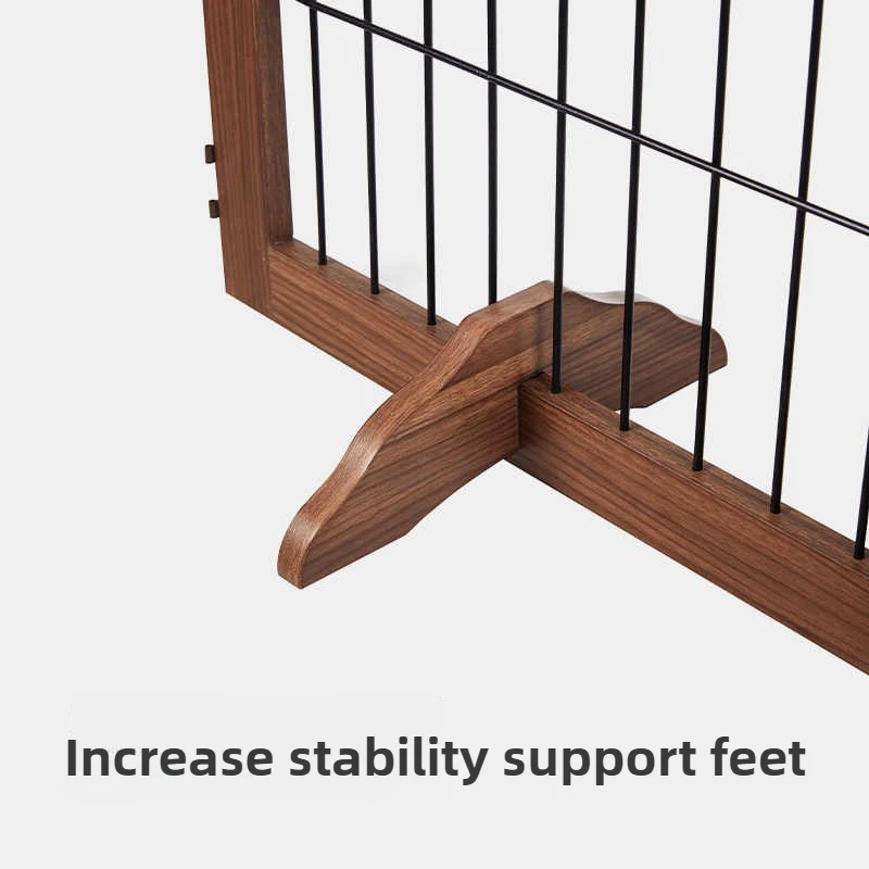 Puerta plegable grande para vallas para mascotas, parque portátil bonito para perros, puerta interior, combinación libre, vallas para perros, suministros antifuga para mascotas - imagen 4