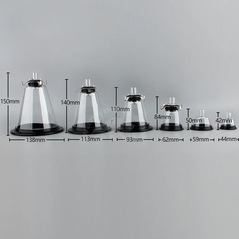 Máscara de anestesia veterinaria, mascarilla de plástico para animales, perro, gato, reanimador Manual, equipo veterinario - imagen 2