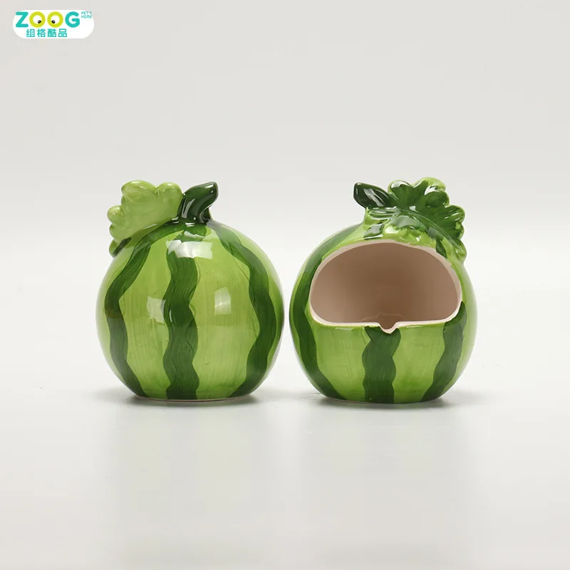 Cama cerámica para hámster con forma de fruta - nido refrescante - imagen 4