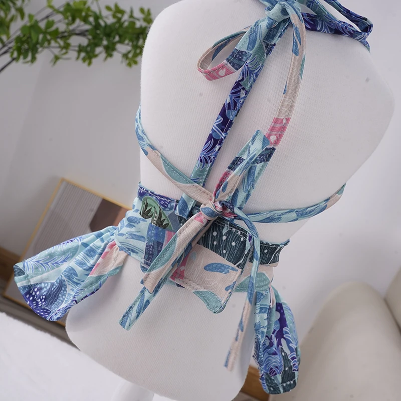 Conjunto de traje de baño Sexy para cachorros, perros y gatos, Bikini para perros pequeños, traje de baño de playa para mascotas, vestidos Skrit, ropa para mascotas Chihuahua - imagen 3