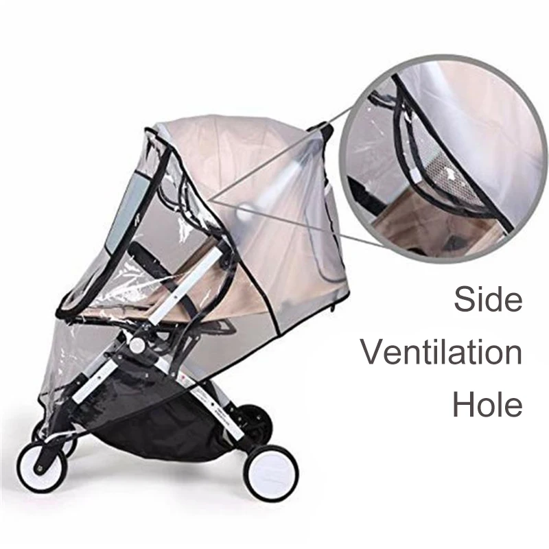 Cubierta impermeable transparente para carrito de gatos y perros - imagen 4