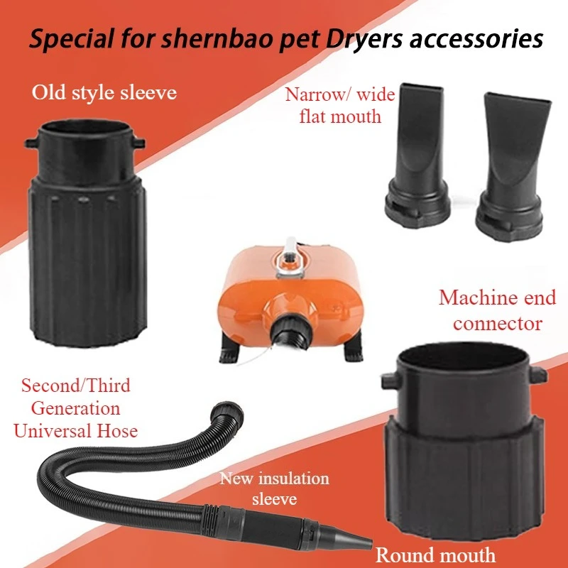 Boquilla y manguera para secador de perros – Kit soplado
