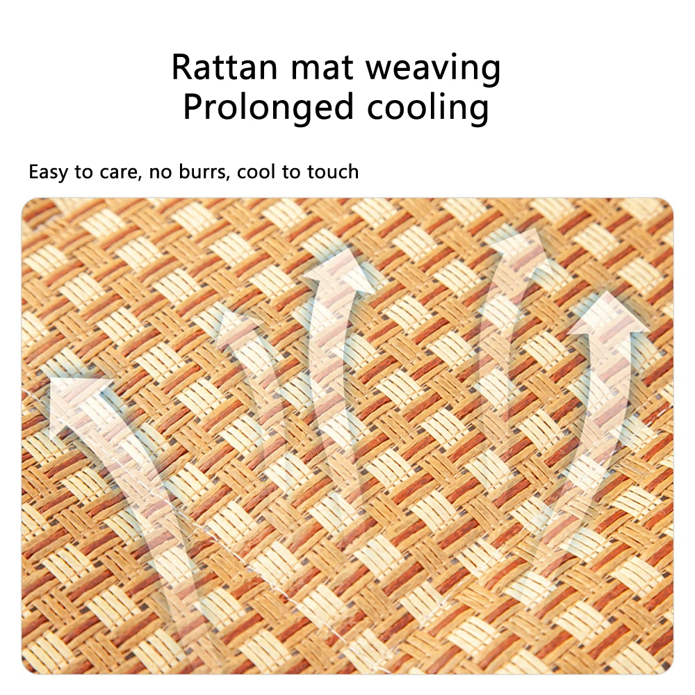 OUZEY-alfombrilla refrescante para mascotas, cama para perros y gatos, transpirable, cómoda, cojín de hielo para gatos, ropa de mimbre, sofás, accesorios para gatos - imagen 5