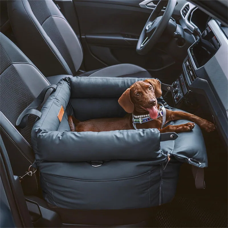 Asiento de coche cómodo para perros y gatos pequeños/medianos - imagen 3