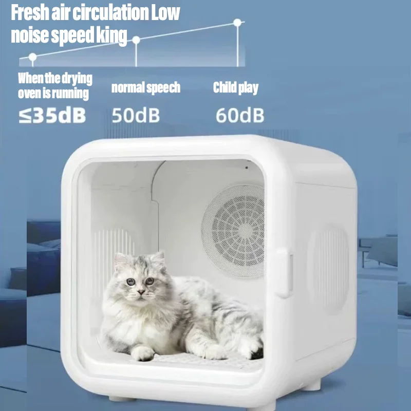 Caja secadora automática para mascotas, secador de pelo inteligente para gatos y perros pequeños, secado de 360 °, nuevo - imagen 4