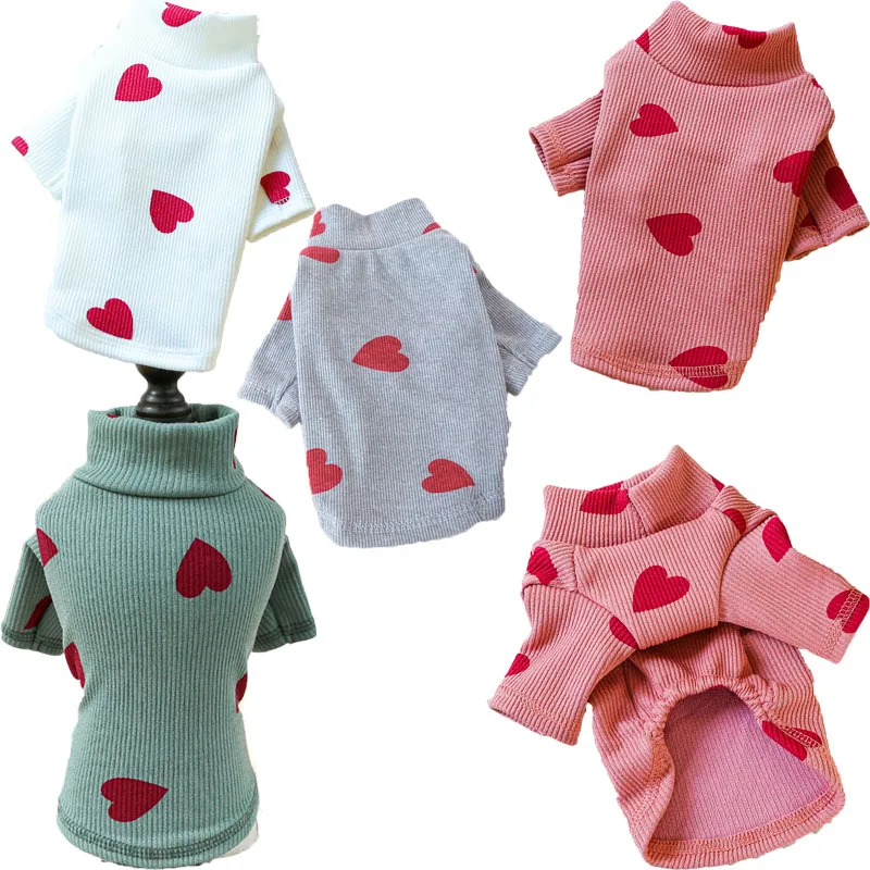 Ropa para perros y gatos, jersey de cuello alto, camiseta de manga larga, sudaderas con capucha para perros pequeños, Chiwawa Yorks, camiseta con capucha para cachorros XS