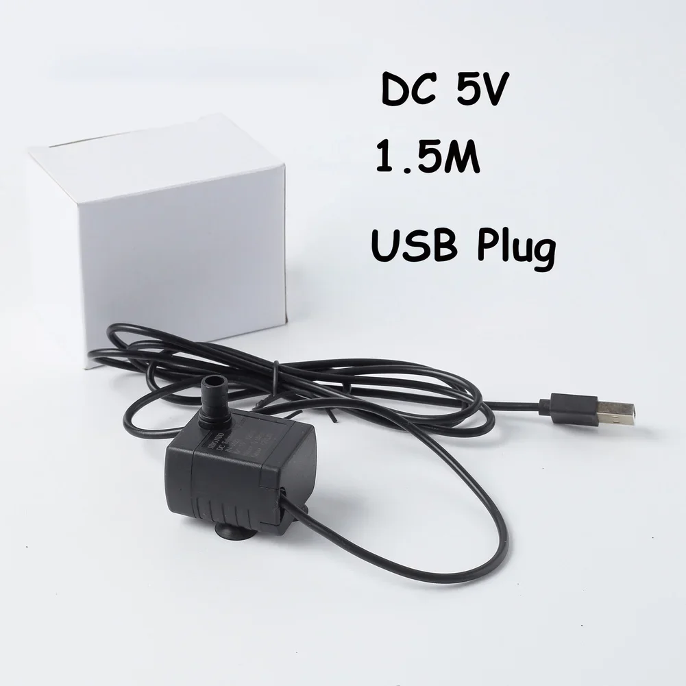 Bomba de agua con iluminación LED, fuente de agua para gatos, accesorios de Motor de repuesto para bebedero para mascotas, dispensador de agua para gatos - imagen 2