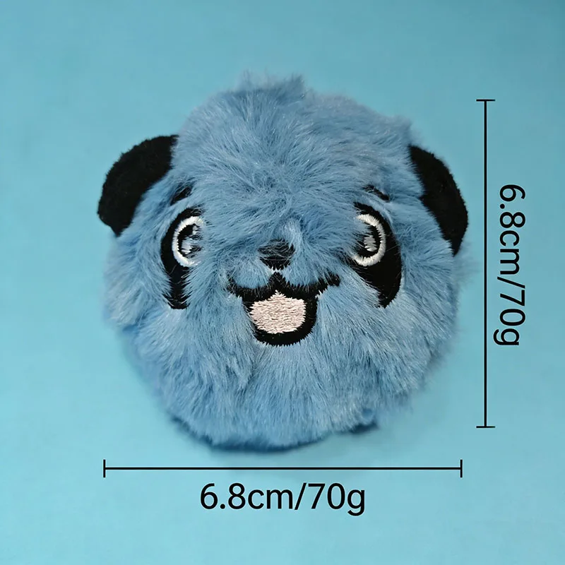 Pelota de peluche con sonido para perros – Resistente y limpiadientes - imagen 5