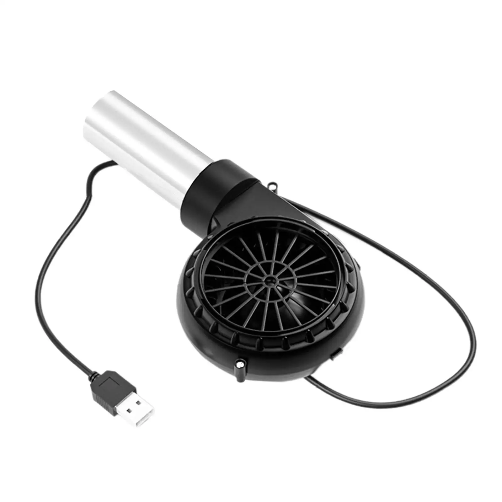 BBQ Fan BBQ Air Blower USB Powered Multipurpose BBQ Blower Fan Electric Bellows for Camping Outdoor Hiking Picnic Grill