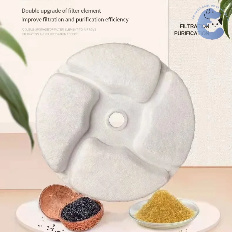 Unidades Filtros de Repuesto 6 piezas Compatible con Petkit EVERSWEET 2 y EVERSWEET 3 Fuente de Agua filtración múltiple - imagen 2