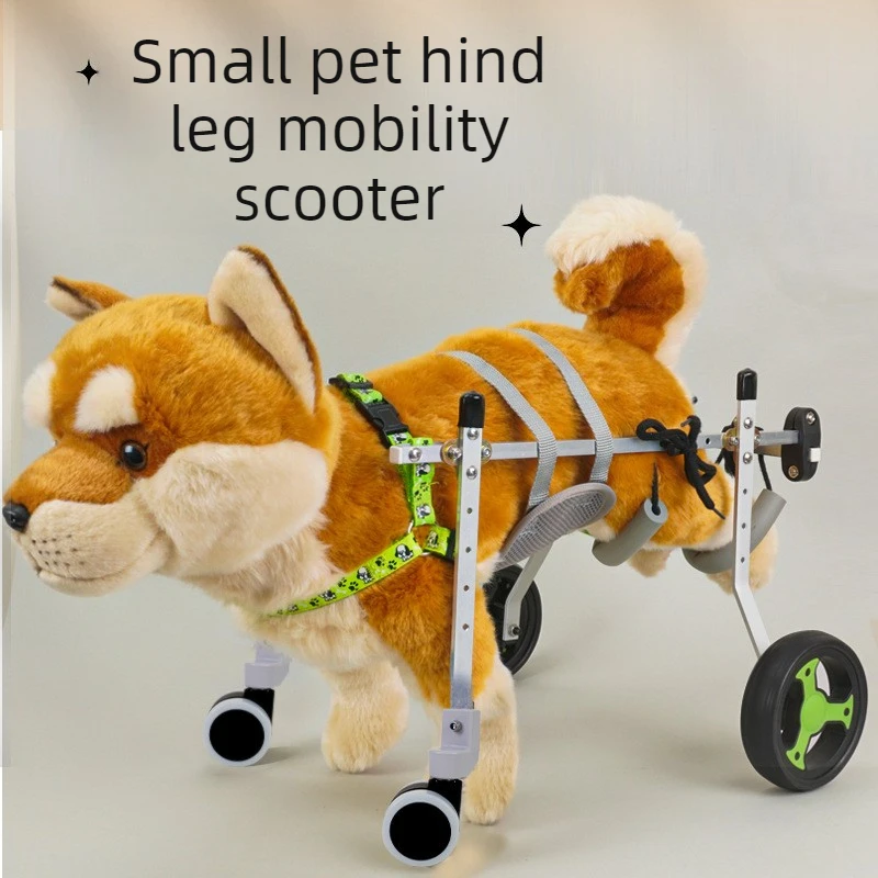Silla de ruedas para perros con arnés patas traseras – Ajustable - imagen 3