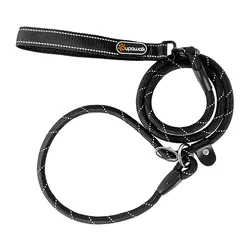 Correa de adiestramiento para perros 2 en 1 Forma P 150 cm con cadena