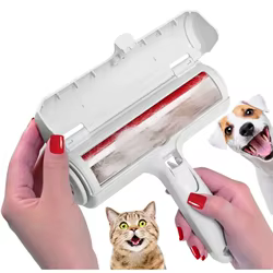 Rodillo quitapelos para gatos y perros con base autolimpiante