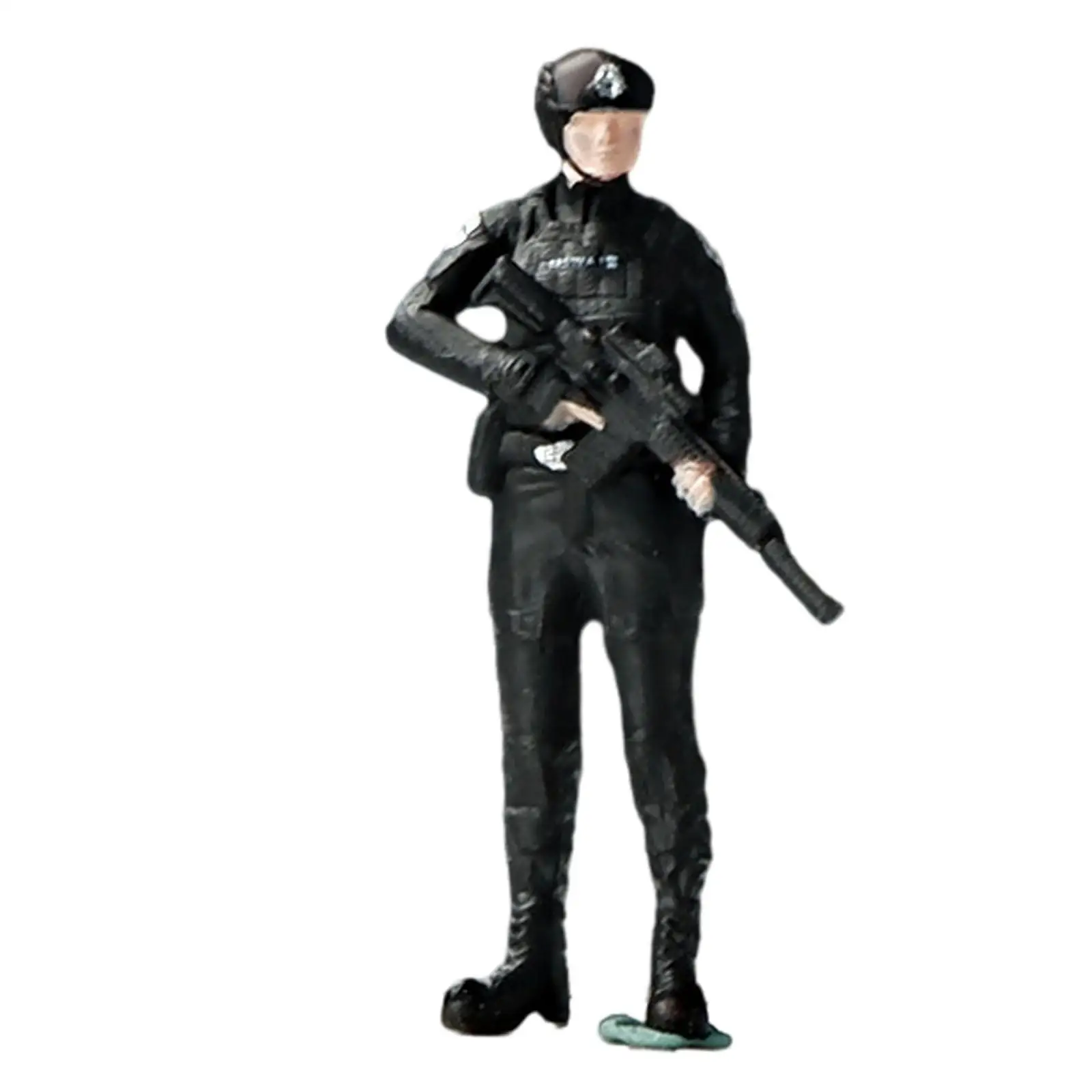 1/64 Figure Model Resin Figurine Decor Pretend Play Toy Photography Prop Dioramas Miniature Diorama Figures Tiny Figure Model