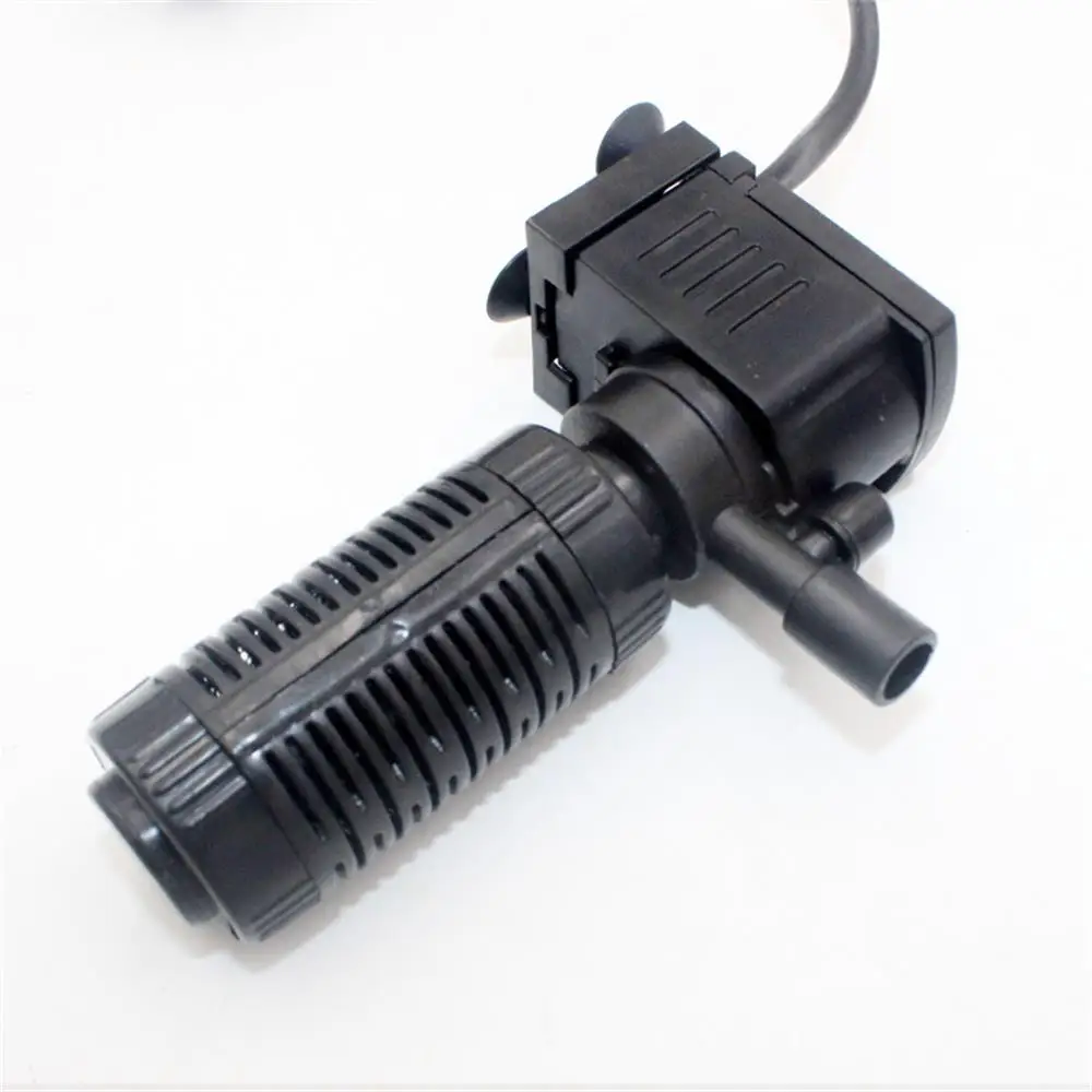 200L/H Mini Aquarium Filter - 3-in-1 Filter Oxygen Pump Water Circulator 35dB Ultra Quiet For Saltwater Freshwater Tanks EU Plug