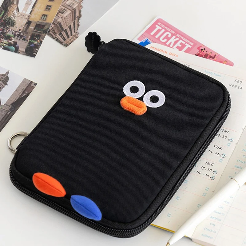 Funda para pasaporte de dibujos animados a la moda, funda para pasaporte con estampado bonito para niñas y niños, tarjetero de identificación, billete de viaje - imagen 2