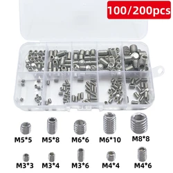 Casquillos hexagonales inox 304 - 100/200 uds tornillos de fijación