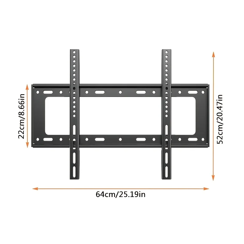 Soporte universal de montaje en pared para TV para la mayoría de soportes de TV de plasma LED de 40-85 pulgadas hasta VESA 600x500 mm y capacidad de carga de 165 LBS - imagen 3