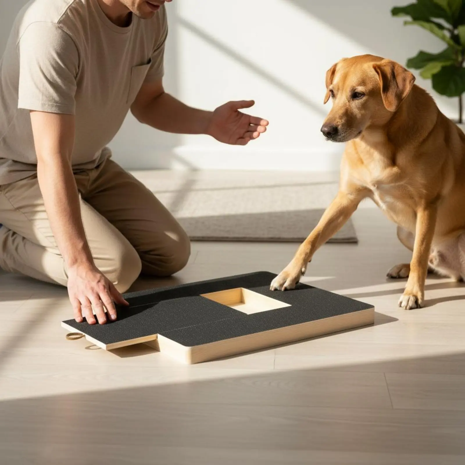 Tabla rascadora de uñas para perros con cajón de premios - imagen 5