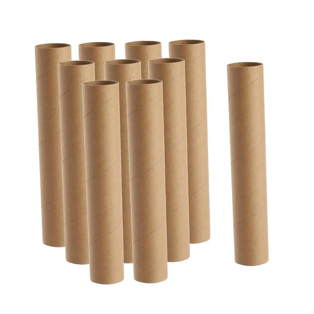 12Pcs Cardboard Tubes for Crafts Eco Friendly,Gift Wrapping,Sturdy,Paper Towel