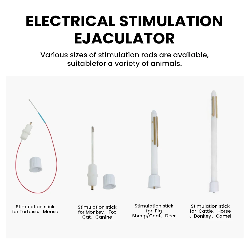 Colector de Semen veterinario, equipo de inseminación Artificial, eyaculador de estimulación eléctrica para ganado, caballos, perros y ovejas - imagen 4