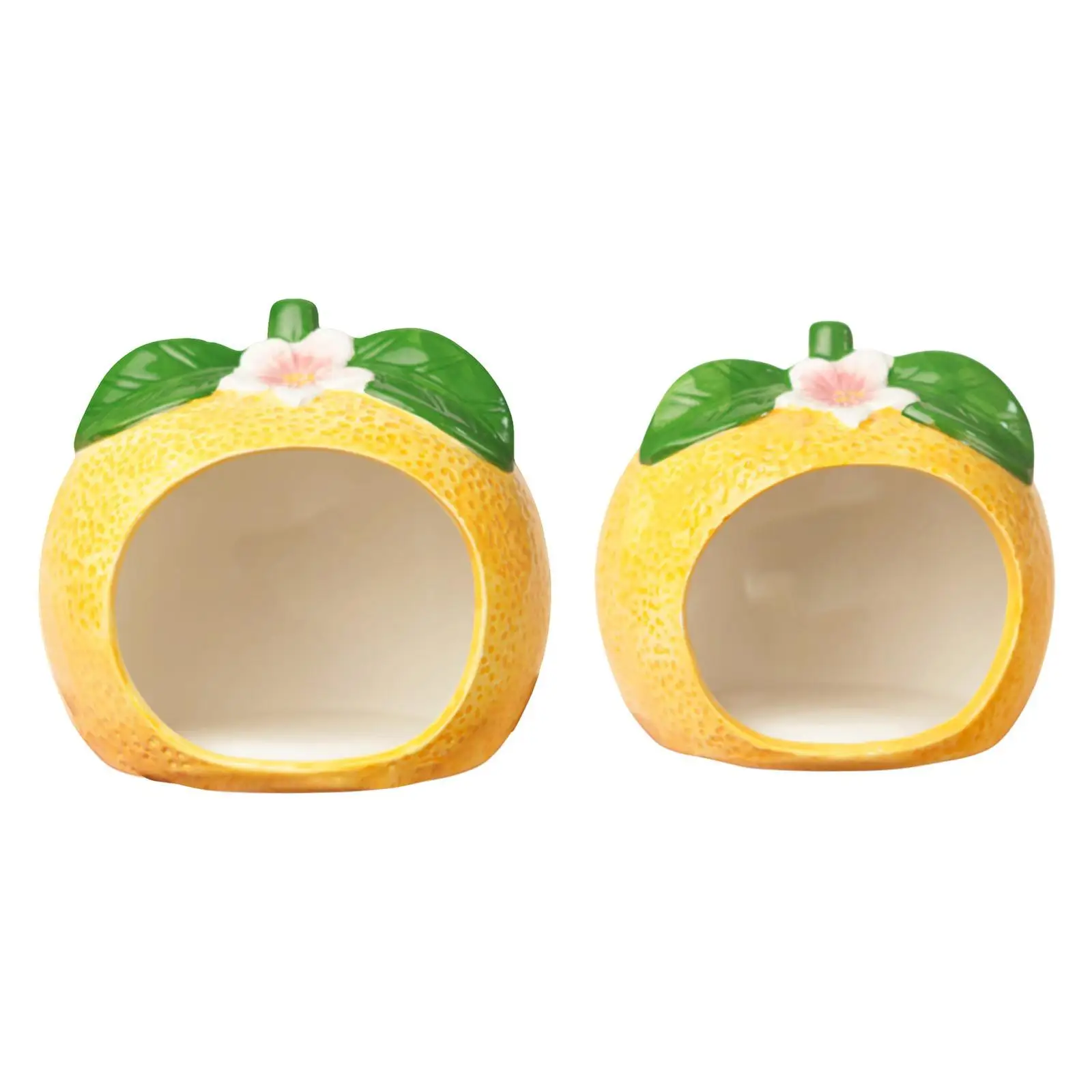 Casa de hámster, cueva con forma de naranja, cabana escondite para animales pequeños para chinchilla de animales pequeños - imagen 2