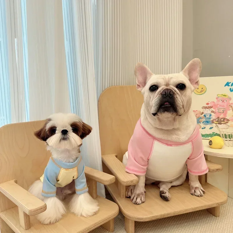 Abrigo Base bonito para perro, camiseta de otoño/invierno para mascota, suéter de felpa maltés Schnauzer, disfraz para perro, ropa para cachorro, ropa de diseñador para perro - imagen 4