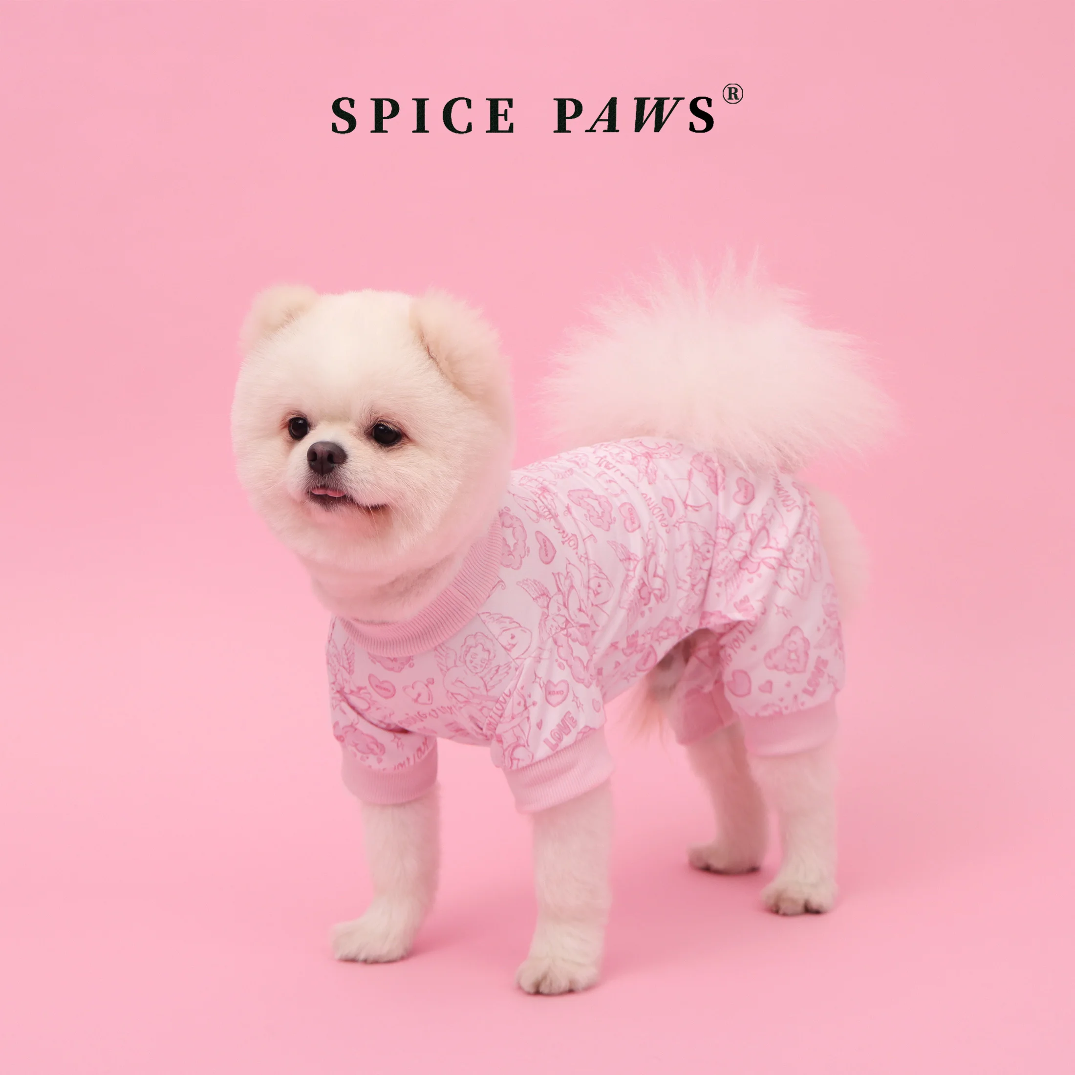 Jersey de punto con corazones: abrigo cálido para perro y gato - imagen 3