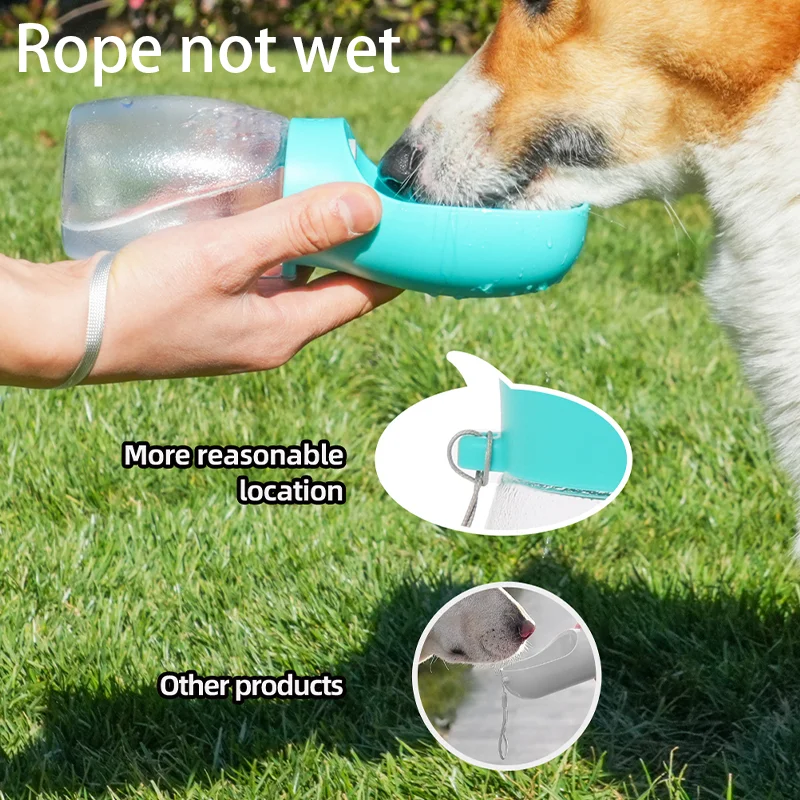 Botella dispensadora de agua para perros – Bebedero viaje anti-fugas - imagen 2