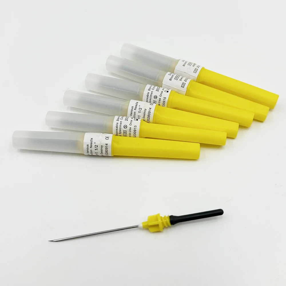 100 unids/lote aguja desechable de recolección de sangre de mariposa tipo ala doble aguja de recolección de sangre sala de cuidado de mascotas gato perros animales - imagen 5