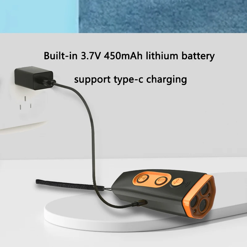 Antiladridos ultrasónico 3 en 1 perros recargable LED intermitente - imagen 3