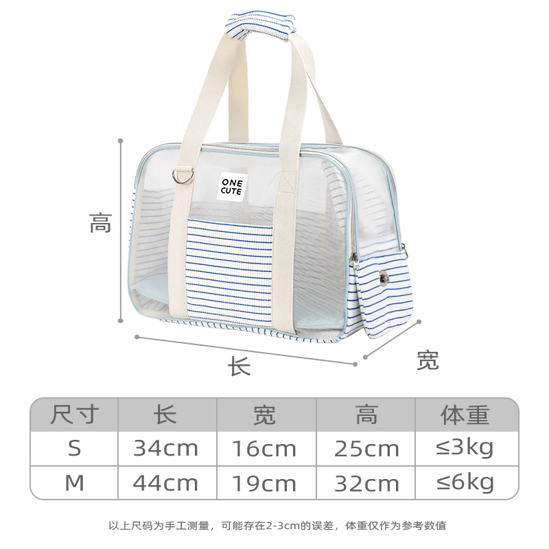 Bolsa transportadora para mascotas con ventana transparente a la moda, bolso de hombro portátil para perros pequeños y gatos, bolsa saliente para cachorros para viajes - imagen 4