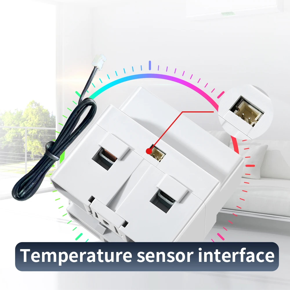 Medidor de Energía Inteligente WiFi 8 en 1 con Pantalla a Color - imagen 5