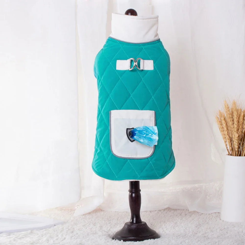 Recién llegado, ropa cálida para perros de compañía de otoño e invierno para Bichon y perros de peluche, trajes para perros de dos patas de Color puro para razas pequeñas - imagen 3