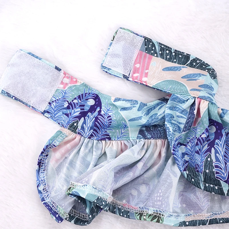 Bikini Sexy para perro, traje de baño para mascotas, ropa interior con tirantes para perros pequeños, conjunto de falda de playa, ropa para perro femenino - imagen 4