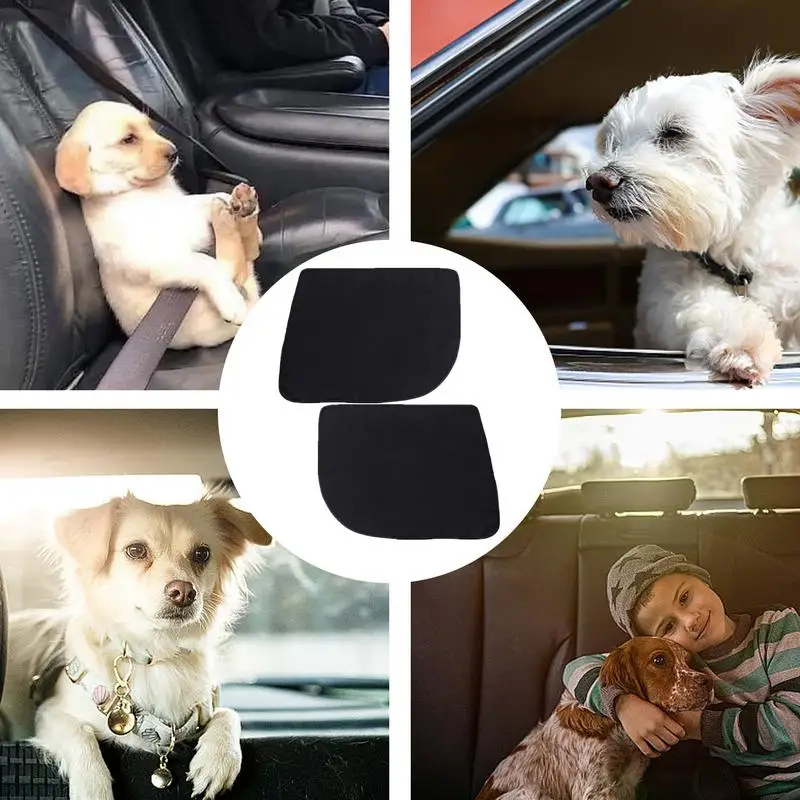 Protector de puerta de vehículo para perros, Protector de puerta de perro Oxford 600D, antiarañazos, impermeable, 2 piezas, Protector de coche para perros, antideslizante lateral - imagen 5