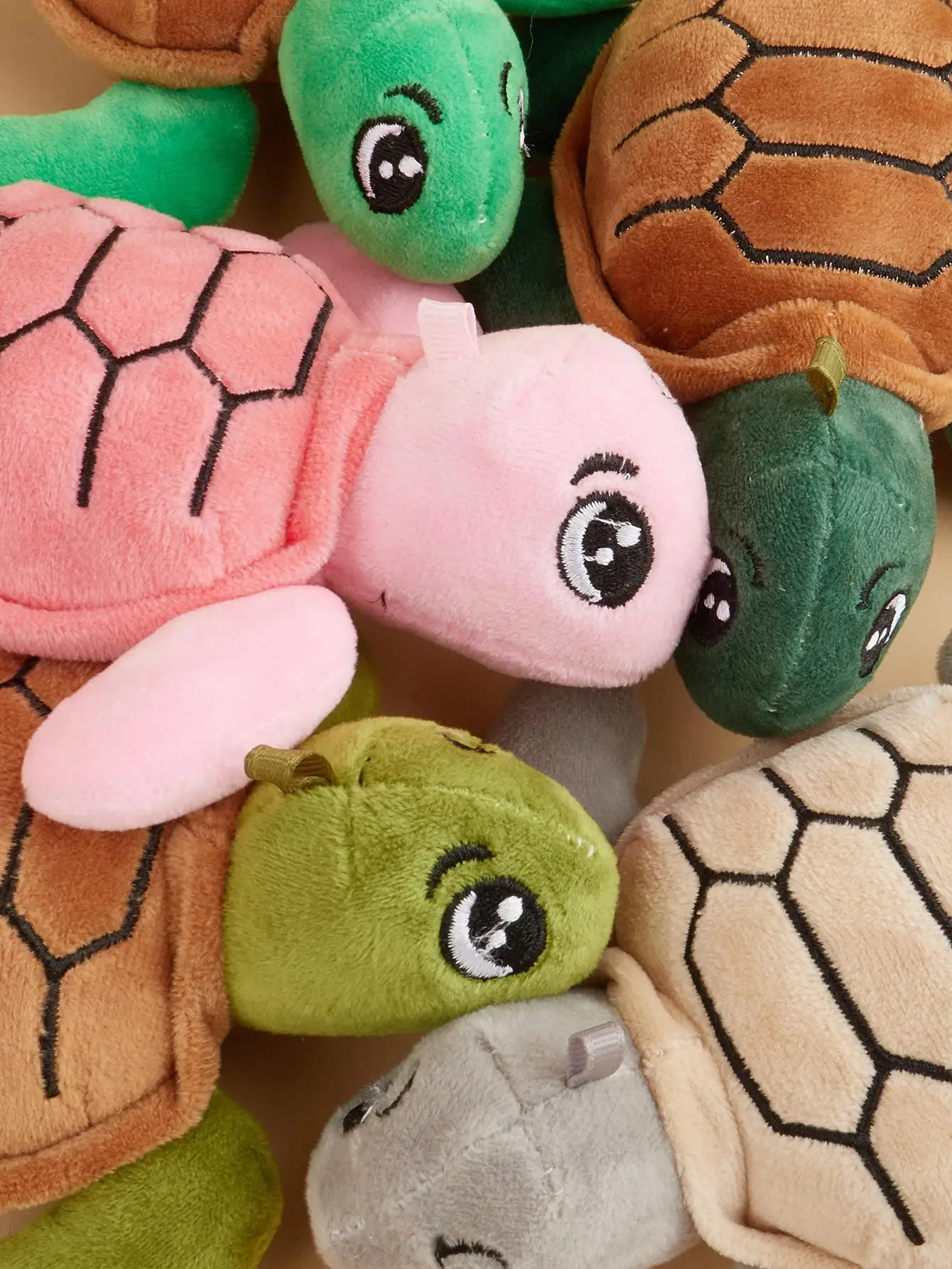 Juguete de peluche chirriante con dientes para moler mascotas, diseño de tortuga de Color aleatorio, juguete para masticar duradero para suministro interactivo para perros, 1 ud. - imagen 4